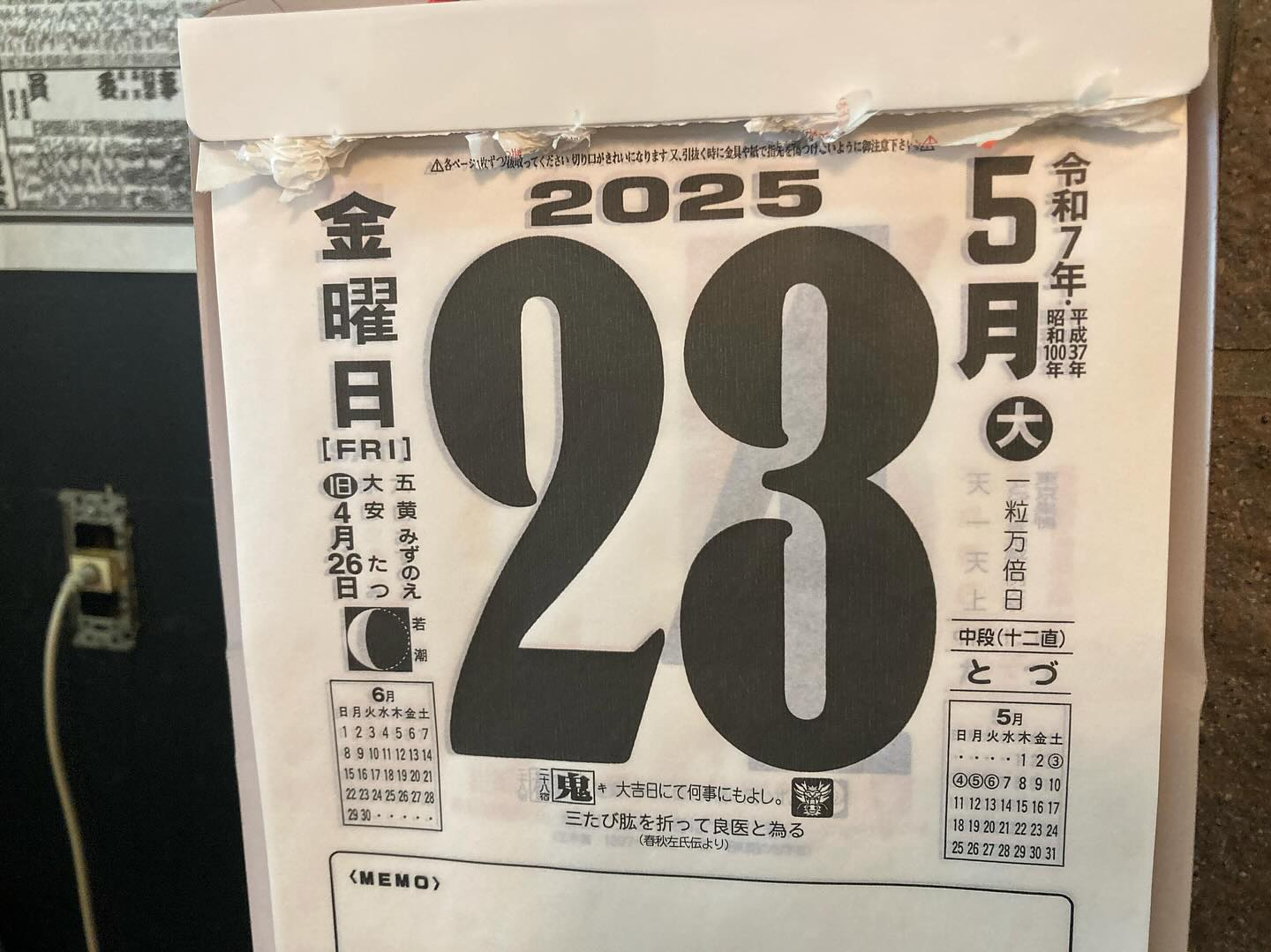 本日のおすすめ