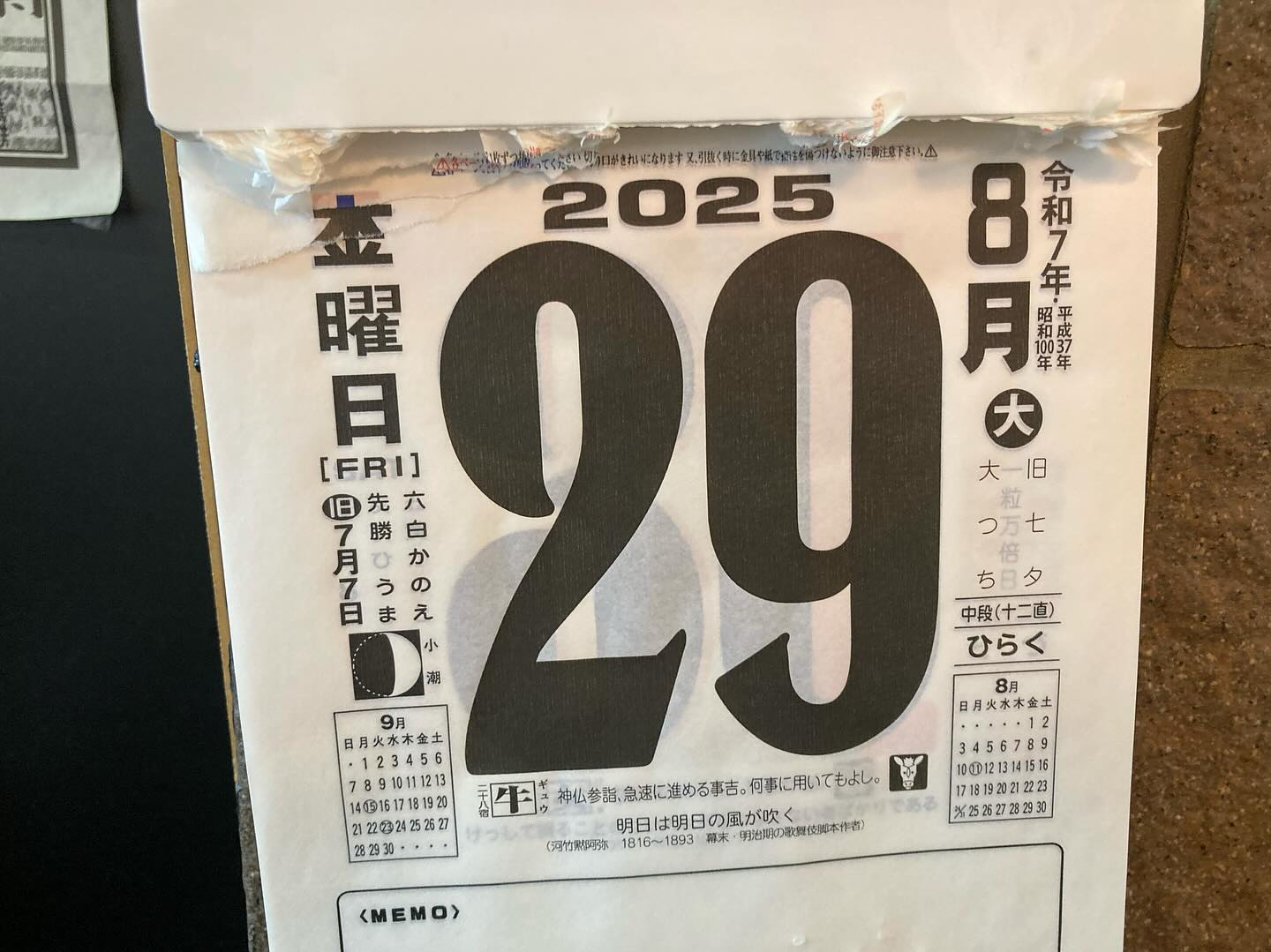 本日のおすすめ