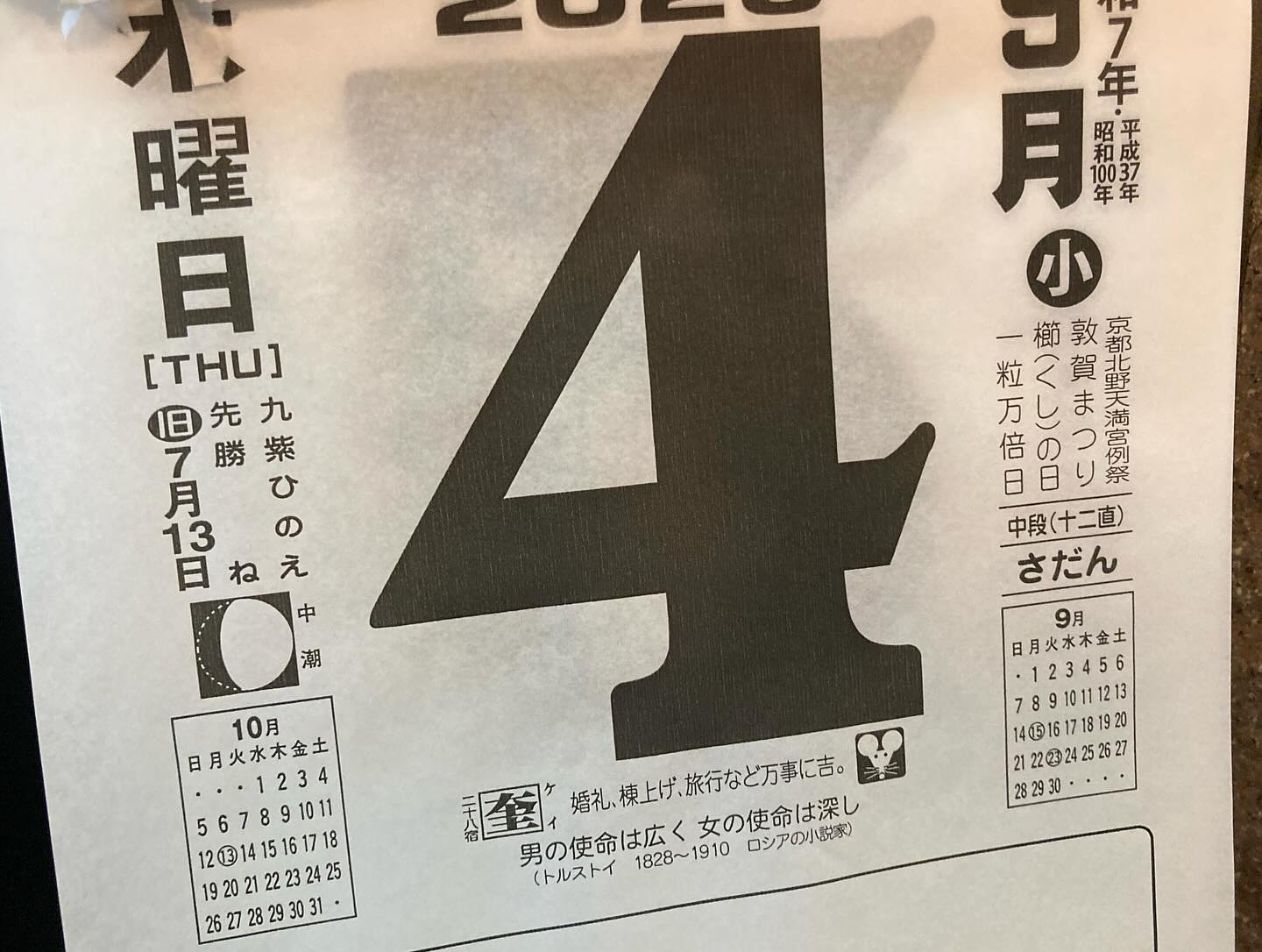 本日のおすすめ