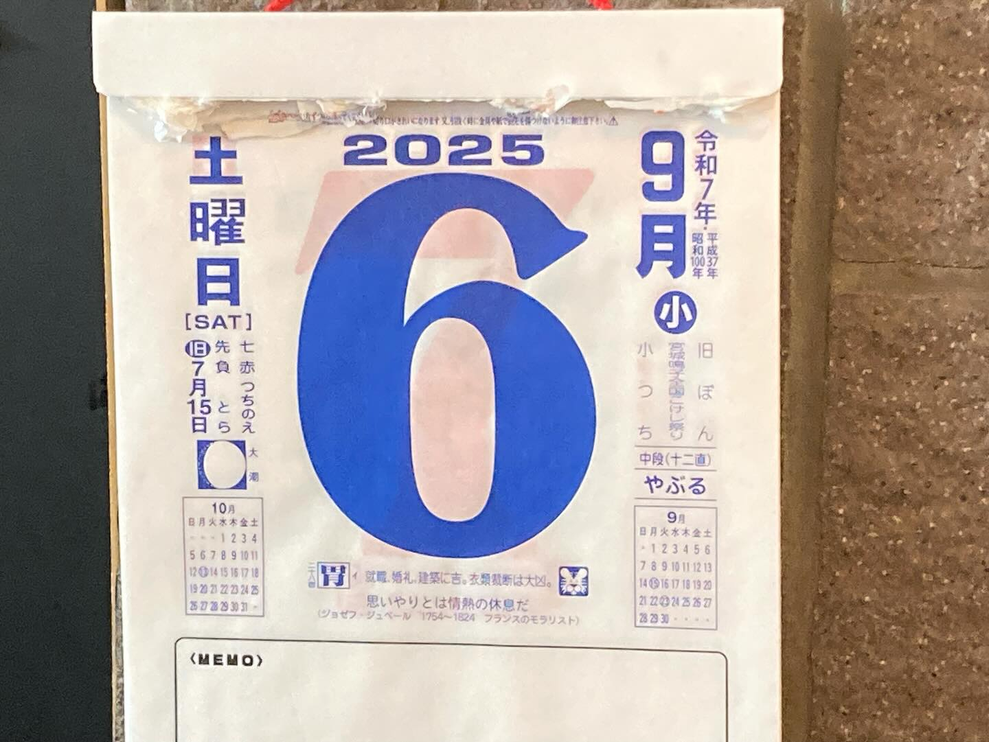 本日のおすすめ