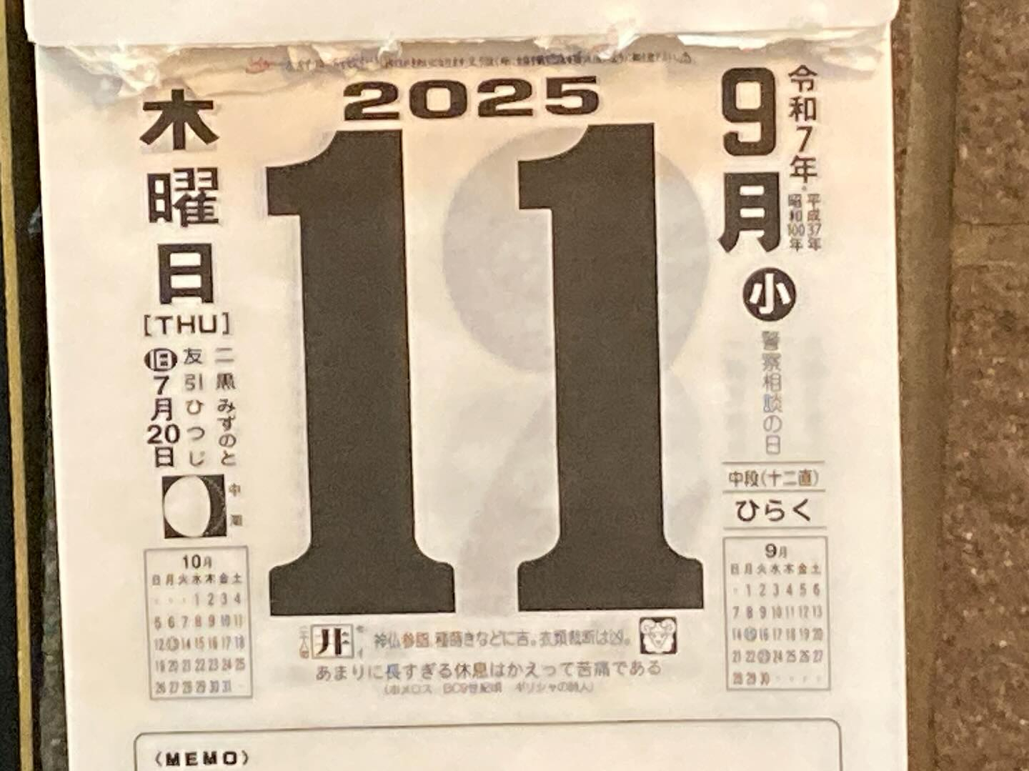 本日のおすすめ