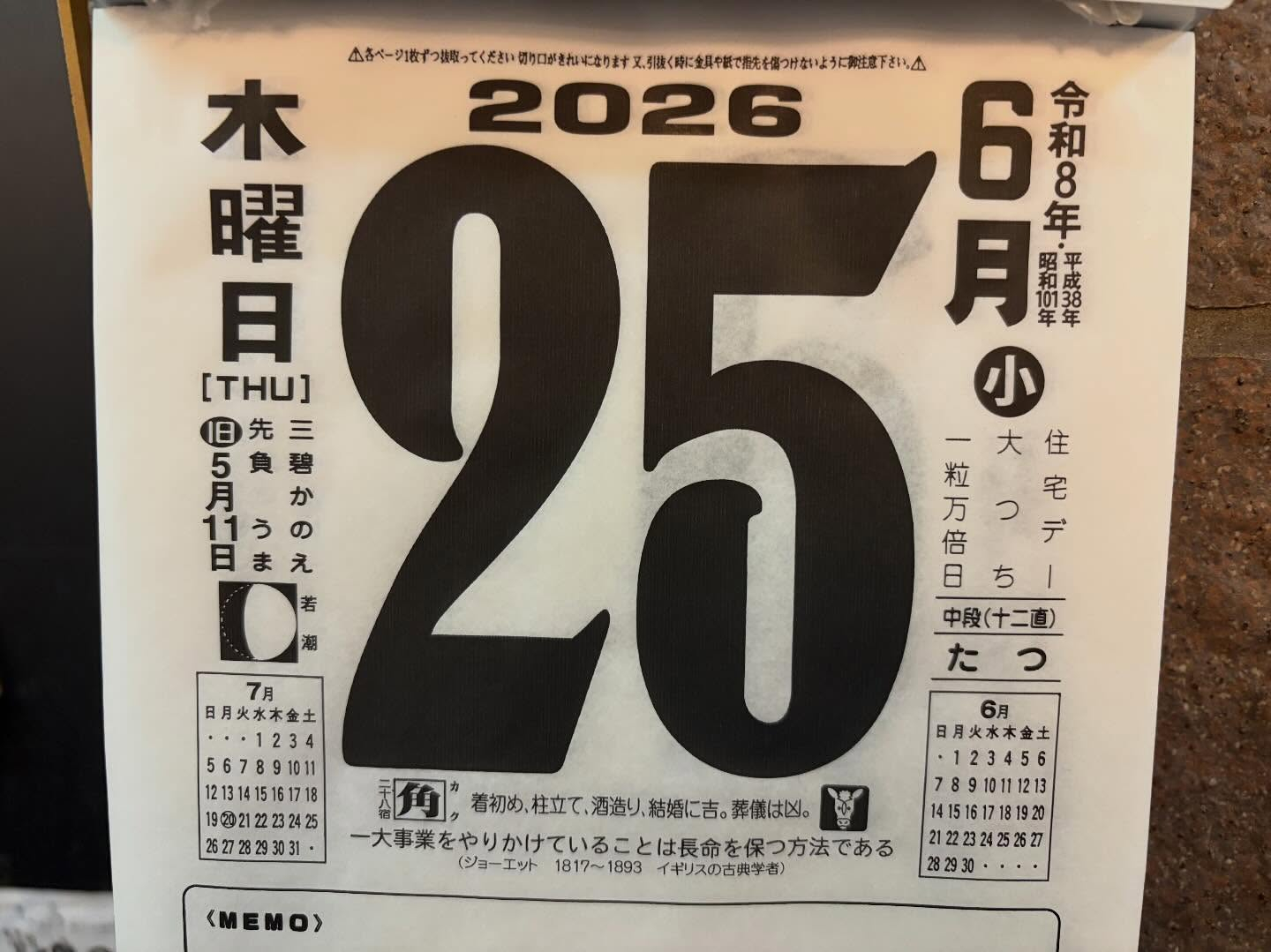 本日のおすすめ